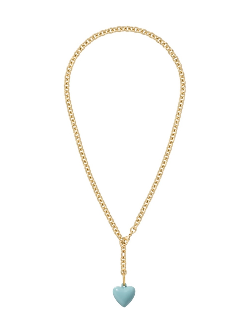 NWOT Roxanne Assoulin The Mini Puffy Heart Charm
Necklace Cloud Heart